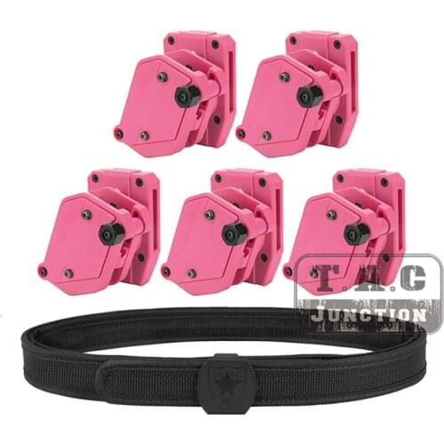 IPSC USPSA IDPA 1.5" Shooting Inner & Outer Belt Competition High Speed 5x Multi-Angle Speed Pistol Magazine Pouch Mag Holster