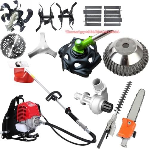 Hedge trimmer,Mower backpack multi-functional farm Brush cutter to open up wasteland,weeding,trenching,loosening,irrigation