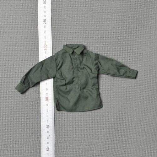 1/6 Scale DML Deep Green Shirt Models for 12'' Male Figures Accessories DIY
