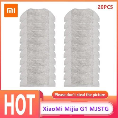 XIAOMI MIJIA G1 MJSTG1 Mi 5PCS Washable Mop Cloth Rags Replacement Parts Robot Vacuum-Mop Essential Household Accessories
