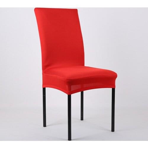 Wholesale 50 pcs Dining Chair Covers Spandex Strech Dining Room Chair Protector Slipcover Decor
