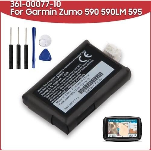 Original Rechargeable Battery 361-00077-10 For Garmin Zumo 590 590LM 595 010-12110-003 361-00077-10 616-00077-00 616-00077-10