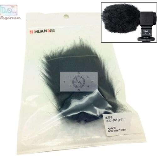 Outdoor Furry Cover Windscreen Windshield Muff for SGC-698 MIC-698 SGC698 Microphone Deadcat Wind Shield MIC