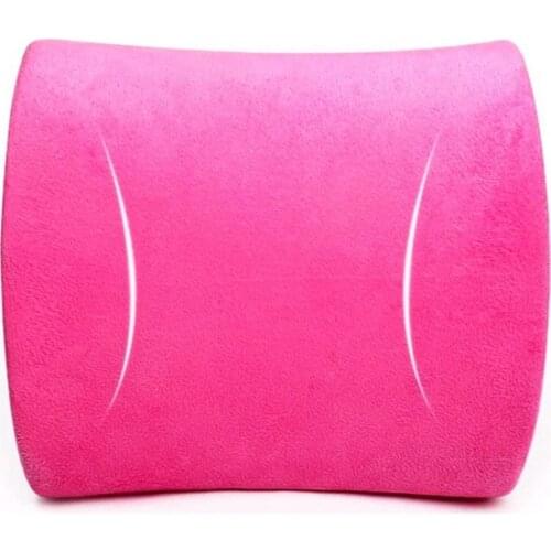Cushion Slow Rebound Space Memory Pillow Lumbar Pillow Cushion Comfortable Waist Protection Memory Pillow Cushion