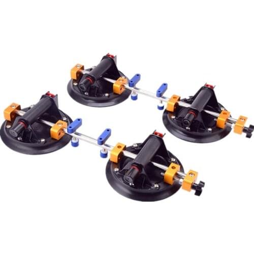 2PCS 8 inch Manual Operation Rubber Vacuum Stone Seam Setter for Granite Slab Joining Leveling Seaming Crimping