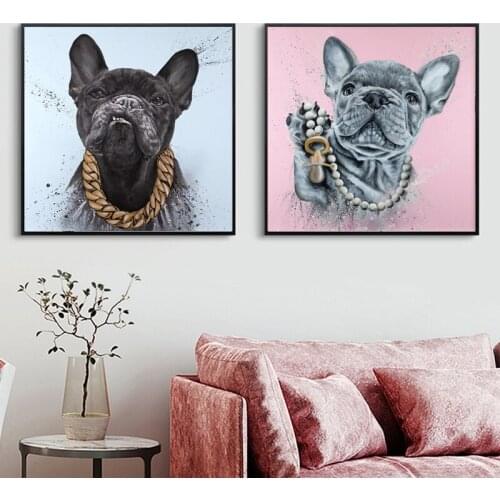 Modern Cute Animal Dog Diamond Painting Diamond Inlaid Diamond Mosaic DIY Full Diamond Embroidery Home Decoration
