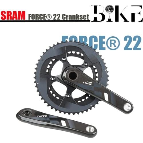 SRM Force 2X11 22 Speed FC Road Bike Bicycle Crankset 50X34T 53X39T 170 172.5mm Carbon Arm GXP
