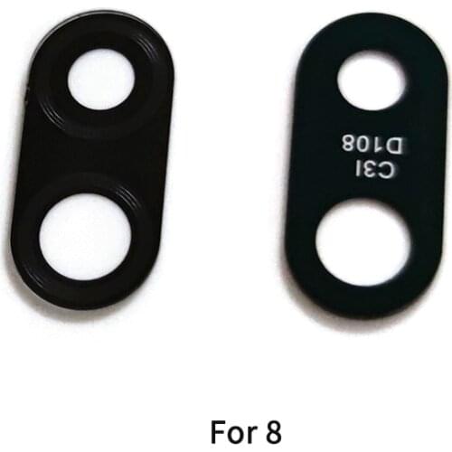 2PCS Camera Lens For Xiaomi Redmi 8 / 8A Back Rear Camera Glass Cover With Adhesive Sticker Repair Parts