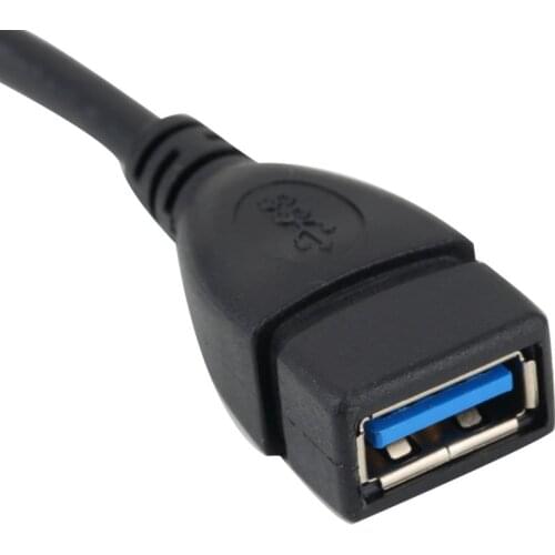 Extension Cable Universal 15cm USB USB 3.0 Male A to Female A 90 Degree Extension Data Sync Cord Cable Wire Adapter