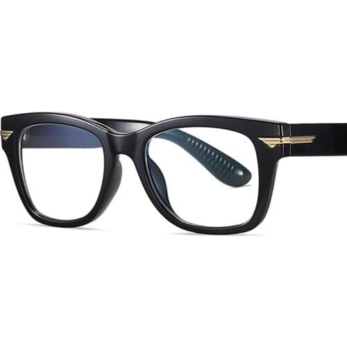 Veshion TR90 Square Retro Anti Blue Glasses Frames Men Optical Fashion Computer Glasses