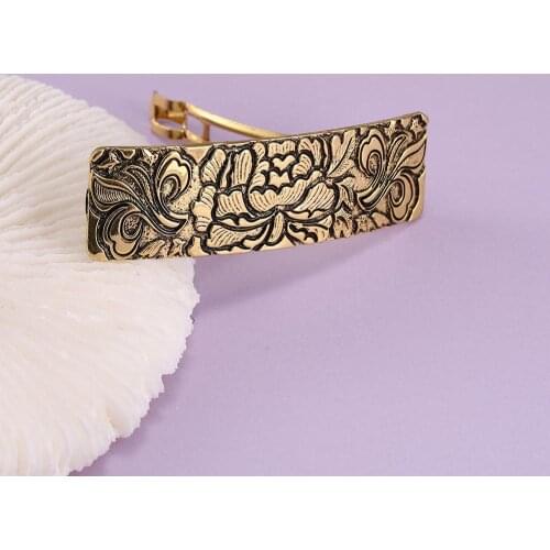 Skyrim Retro Flower Hairpin Hairwear Vintage Antique Sliver&Gold Color Barrette Hair Clip Accessories Jewelry for Women Gift