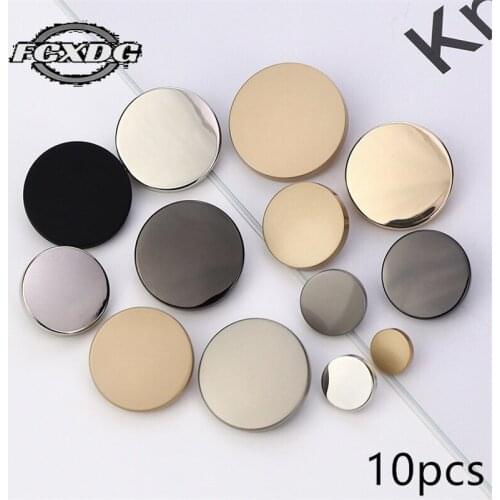 10pcs Hot Selling Metal Shirt Buttons Handmade DIY Sewing Accessories Buttons for Clothes 20mm Decorative Buttons for Clothing