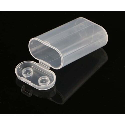 4pcs 2X18650 Battery Holder Case 18650 Battery Storage Box Rechargeable Battery Power Bank Plastic Cases
