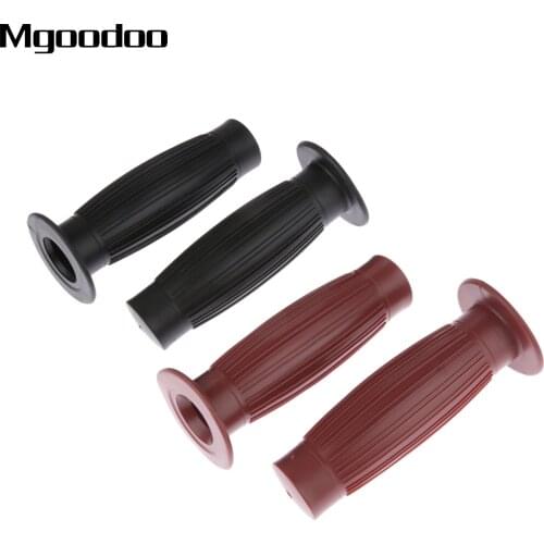 22mm Rubber Handlebar Hand Grip Bar End For Motorcycle Bike Cafe Racer Outdoor Sports for universal 22MM handlebar New