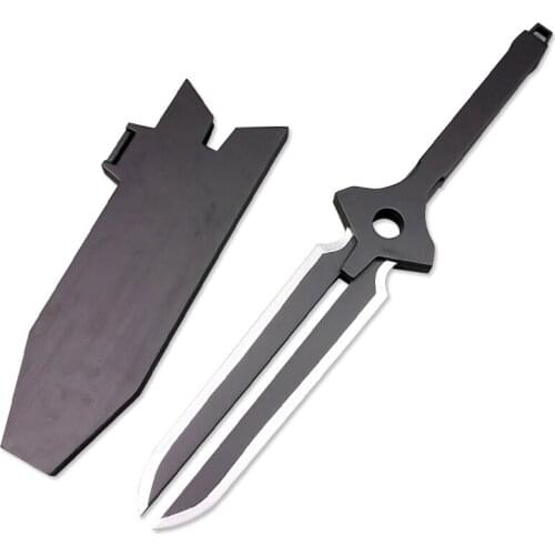 Anime Darker Than Black Hei Wooden Sword Dagger Anime Cosplay Props Weapons For Christmas Halloween Party Event Free Shipping