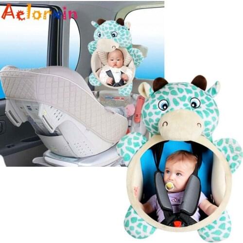 Car Accessories Mirror Seat Monitor Baby Kids Safety View Back Giraffe Infant Seat Mirror