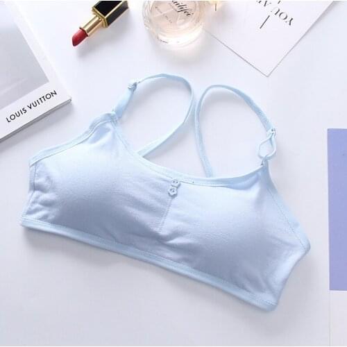 Girls' bra development period tube top students' small vest womens tube top vest girls training bra 8 to 18 years old