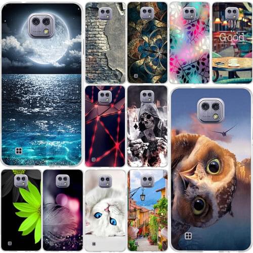 Case for LG X Cam K580 K580Y Xcam K580 K580DS 5.2 inch Case Soft Silicone Clear TPU Cute Cat Cover Skin for Lg X Cam K580 Cover