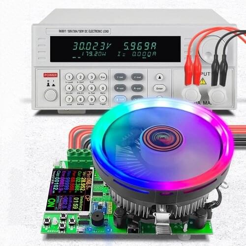 Electronic Load Tester 4-Wire Digital Color BT Connection Wireless or Wired Control Electronic Adjustment Constant Load Meter