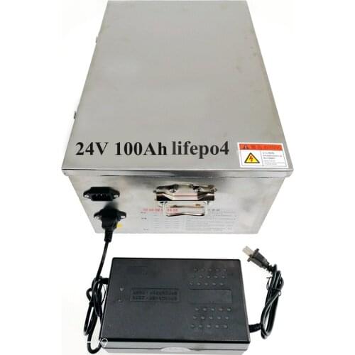 GTK 24V 100Ah lifepo4 customized high capacity lithium battery pack for electric tricycle fishing boat industrial robots