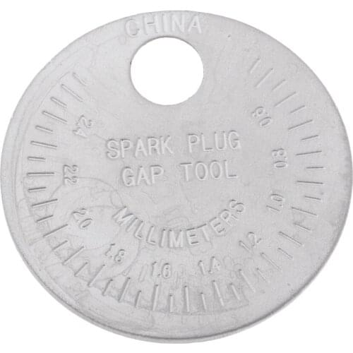 Spark Plug Gauge Gap Adjustment Tool Gapper Guage Mechanic Tool