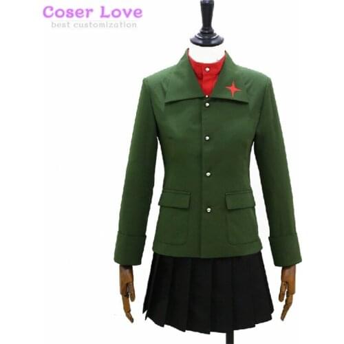 GIRLS und PANZER Katyusha Nonna suit Cosplay costume Carnaval Halloween Christmas Costume