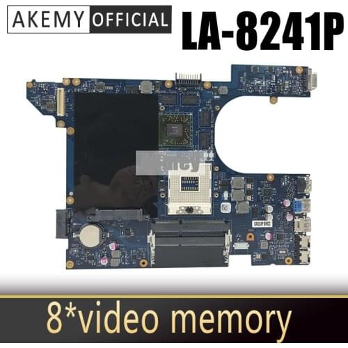 LA-8241P laptop motherboard For dell Inspiron 15R 7520 5520 CN -04P57C 4P57C Dual graphics HD 7730M 8*video memory Main board