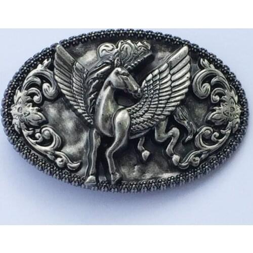 Flying Horse Belt Buckle Brand Western Belt Buckle With Good Plating Suitable For 4cm Width Belt