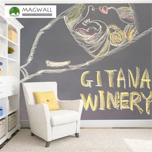 Magnetic double-layer gray color writing board 1.2*1.2m easy to install no stain drawing chalkboard decorative wallpaper
