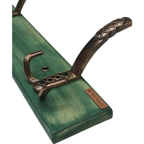 Light Wood Ultralüx Custom Wall Hanger (4x2 Hook) 85 X8,5 cm