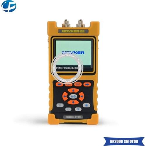 NK2000 Handheld SM OTDR,1310nm/1550nm 28/26dB Optical Time Domain Reflectometer,Touch Screen 70km~80km,Integrated 2MW VFL