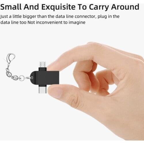 New Type-C 2-in-1 OTG Adapter Converters Mobile Phone Accessories Suitable For Android