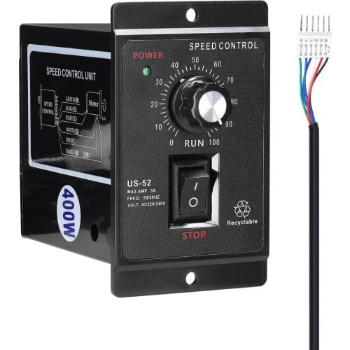 Alternating Current Single-phase Asynchronous Motor Electronic Stepless Speed Regulation Speeds Controller