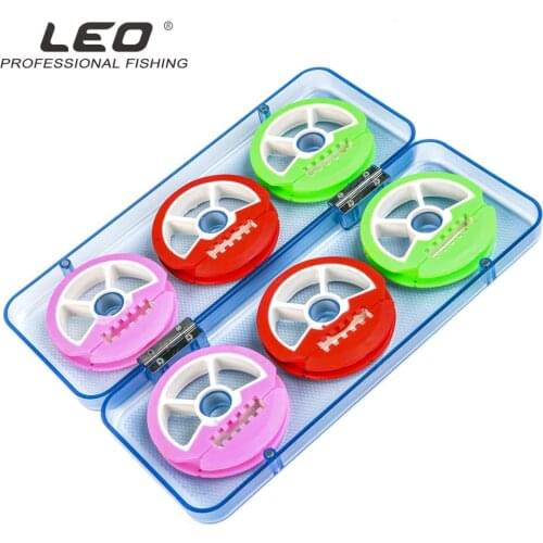 LEO Fishing Box Spool Line Winding Board Large 6-axis 8-axis Silicone Shaft Main Box Colorful Rubber Main Shaft Coil Box Pesca