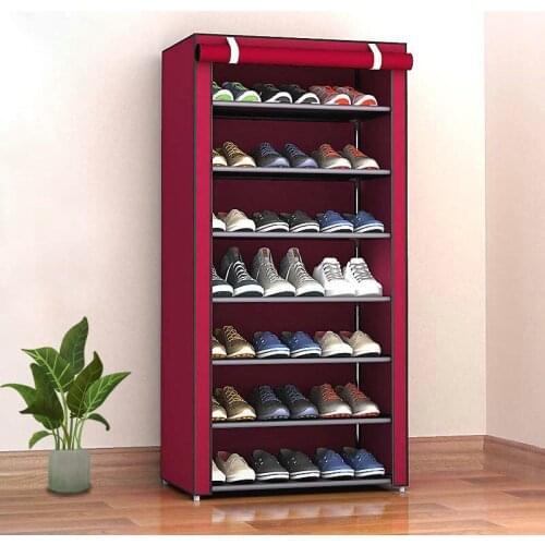 Hot Sale Nonwoven Fabric Shoes Rack Removable Shoes Organizer Cabinets Shoes Rack Shoe Storage Home Furniture Shoe Cabinet