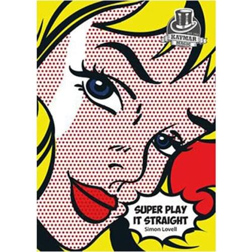Super Play It Straight by Simon Levell Kayma (Gimmick and Online Instructions) Card Magic Tricks Double Cross Poker Illusion Fun