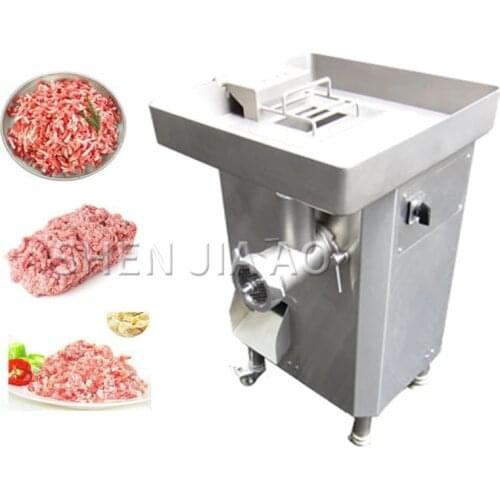 TM-201 Meat Grinder Commercial Meat Grinder Restaurant Hotel Kitchen Food Processing Stainless Steel Meat Grinder Machine 220V