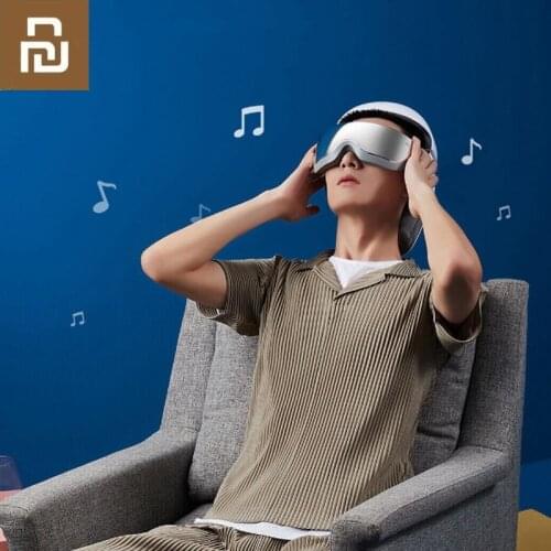 Youpin new MOMODA smart massage helmet head eye and neck 3 in 1 muscle 4 mode APP control music to relieve stress C type