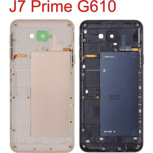 For Samsung Galaxy J7 Prime G610 G610F G610M Original New Mobile Phone Chassis Housing Back Panel Rear Battery Cover Backplate