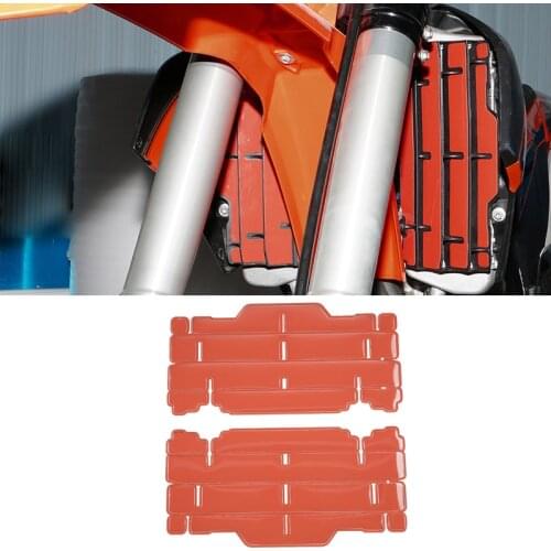 Motorcylce Radiator Guard Protector Decals Stickers For KTM 125 200 250 300 350 400 450 530 SX SXF XC XCF XCW EXC EXCF 2008-2016