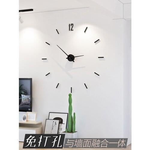 1Set DIY Digital Wall Clock 3D Mirror Surface Sticker Silent Clock Home Office Decor Wall Clock for Bedroom Office Decor