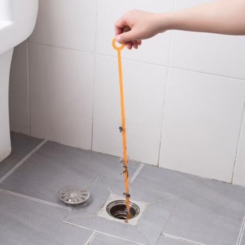 1Pcs Household Sink Toilet Blockage Cleaning Stick Sewer Dredge Hair Cleaner