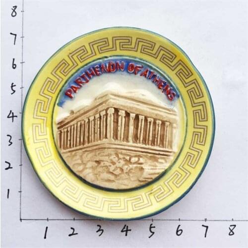 1pcs Handmade Resin Acropolis of Athens, Greece Parthenon Temple Tourism Souvenirs Fridge Magnetic Stickers Gifts