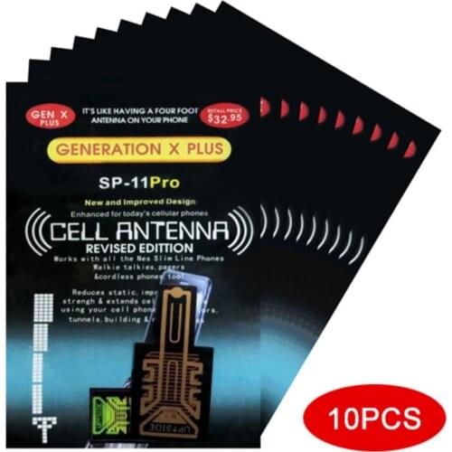 10pcs Phone Signal Booster Stickers Universal Mobile Cell Phone Antenna Signal Booster Amplifier Stickers Dropship