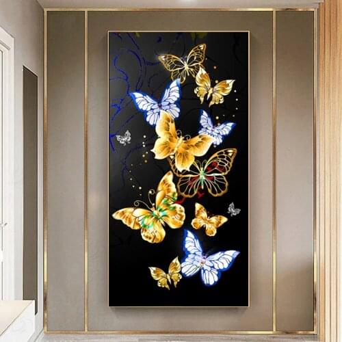5D DIY square/round Diamond painting butterfly Cross Stitch Diamond Embroidery Pattern Rhinestone J2976