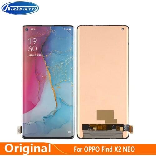 Original Amoled Display Replacement 6.5" For OPPO Find X2 Neo 5G CPH2009 LCD Touch Screen Digitizer Assembly