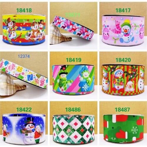 Free shipping 50 yard cartoon printed grosgrain ribbon 18487