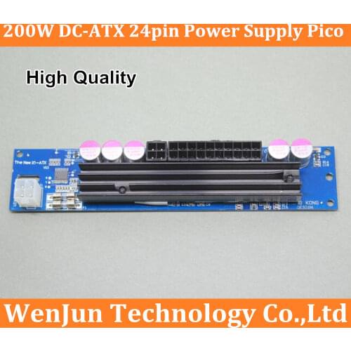 DC DC ATX PSU 12V 200W Pico ATX Switch Pico PSU 24pin MINI ITX DC to Car ATX PC Power Supply Module For Computer