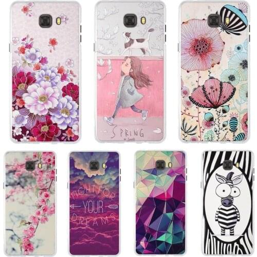Case For Samsung Galaxy C9 C9 Pro C9000 Case Silicone Paint Colored Patterned Soft TPU Cover For Samsung Galaxy C9 Pro C9 Case