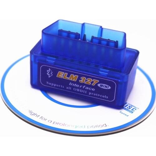 2019 Bluetooth V1.5/V2.1 Mini Elm327 Obd2 Scanner OBD Car Diagnostic Tool Code Reader for Android Windows Symbian English